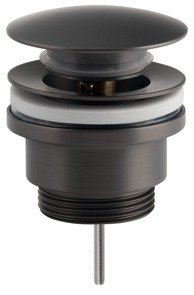 SAPHO Umivaonički odvod 5/4", crna mat, bez preljeva, 10–55 mm